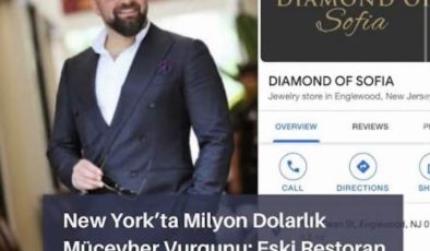 Amerika’da 40 Milyon dolarlık elmas ve mücevher vurgunu KKTC’e uzandı