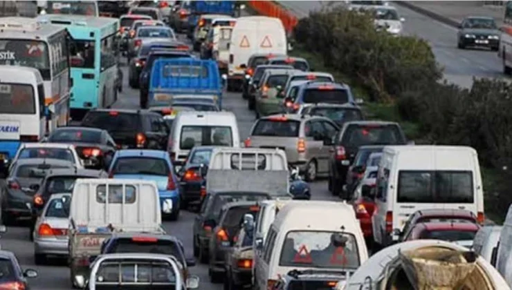 Güney Kıbrıs’ta, motorlu araç sayısı 1,1 milyona ulaştı