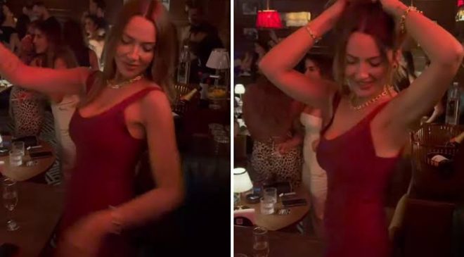 Hadise’den iddialı pozlar ve efsane dans! Beyrut’u salladı