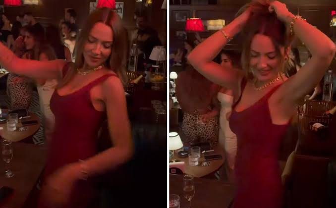 Hadise’den iddialı pozlar ve efsane dans! Beyrut’u salladı