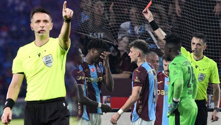 Trabzonspor maçının hakemine penaltı ve kırmızı kart isyanı: Nerede dirsek?