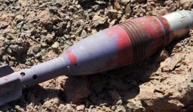 Vuda atış alanı yanında çıkan yangın sonrasında patlamamış havan mermisi bulundu