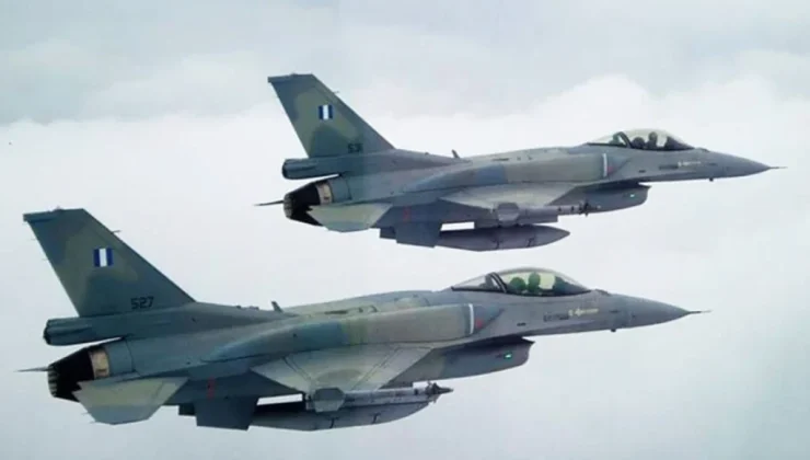 Larnaka bölgesi üzerinde uçan Yunan F-16’lar endişeye neden oldu