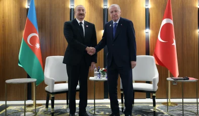 Erdoğan, Aliyev ile görüştü
