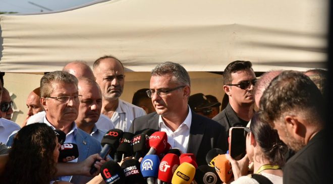 Cumhurbaşkanı Erhürman: “Batık gemi olduğu değerlendirilen cisim tespit edildi”