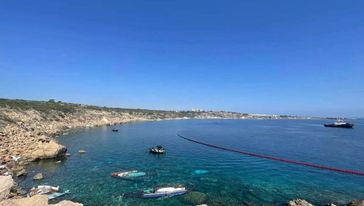 Greko Burnu’ndaki ölümlü deniz kazaları için enkaz arama, toplama ve kaldırma çalışmaları başladı