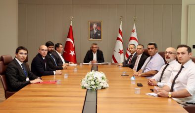 Erhürman Deniz Kazaları İnceleme Daire Başkanı Durali İşler ve beraberindeki heyeti kabul etti