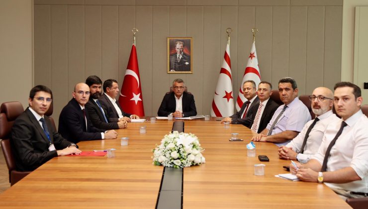 Erhürman Deniz Kazaları İnceleme Daire Başkanı Durali İşler ve beraberindeki heyeti kabul etti