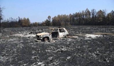 Fransa’nın Aude ilindeki orman yangınında 225 hektarlık alan küle döndü