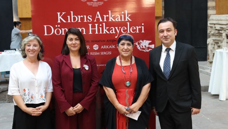 Sanatçı Mine Okur’un “Arkaik Sezgi” baskı resim sergisi Ankara’da açıldı