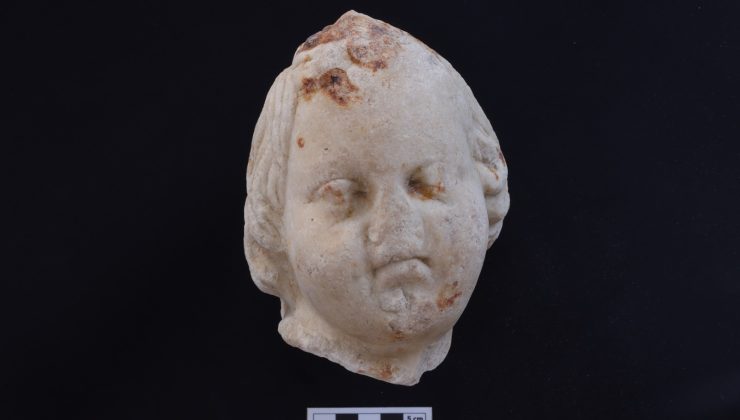 Pompeiopolis Antik Kenti’nde Eros başı bulundu