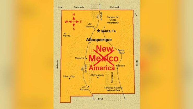 New Mexico Valisi’nden Trump’ın “New America” paylaşımına tepki: ”New Mexico’nun adı tartışmaya açık değil”