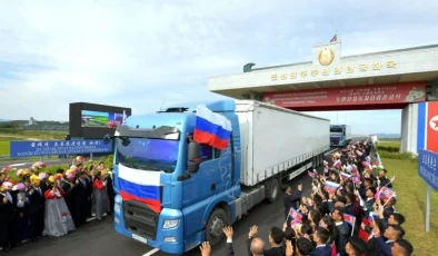 Rusya ile Kuzey Kore’yi birbirine bağlayan ilk kara yolu köprüsü açıldı