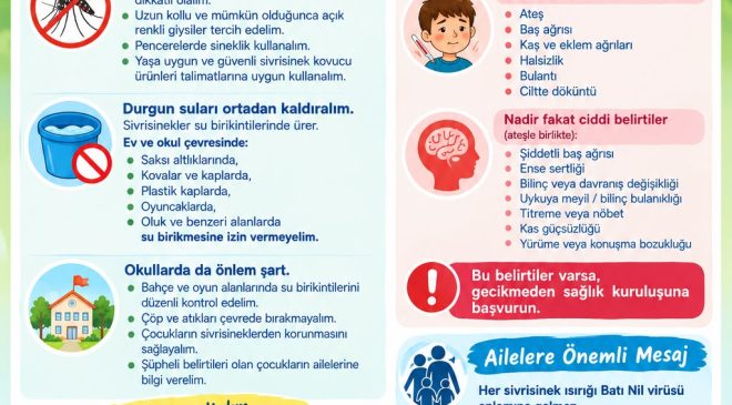 KTTB ve KTÖS Batı Nil virüsüyle ilgili bilgilendirici broşür hazırladı