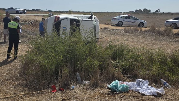 Gazimağusa’da trafik kazası… Sürücü, beyin kanaması teşhisiyle yoğun bakımda