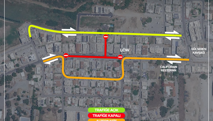 Gazimağusa Belediyesi kentteki bazı güzergahların yarından itibaren trafik akışına kapatılacağını duyurdu