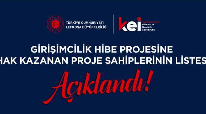 Türkiye Cumhuriyeti kaynaklı girişimcilik hibe programı sonuçları açıklandı