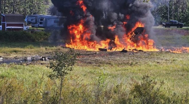 ABD’nin Michigan eyaletinde eğitim sırasında F-16 savaş uçağı düştü