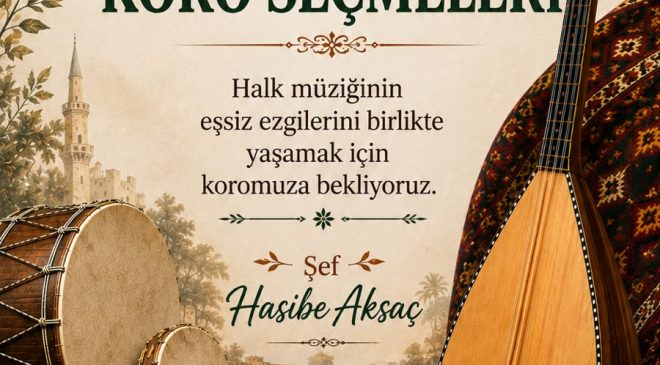 Lefkoşa Belediye Orkestrası, Halk Müziği Korosu için seçmeler düzenliyor