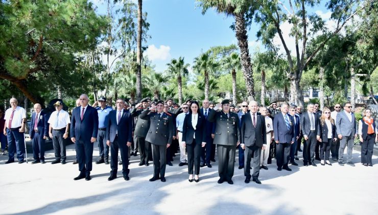 Gaziler Günü dolayısıyla Boğaz Şehitliği’nde tören düzenlendi