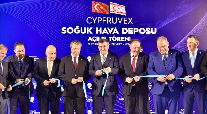 Cypfruvex’in 15 bin tonluk soğuk hava deposu hizmette