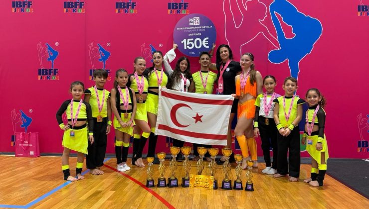 KKTC Çocuk Fitness sporcuları Hırvatistan’daki Dünya Fit Kids Şampiyonasında önemli başarılar elde etti