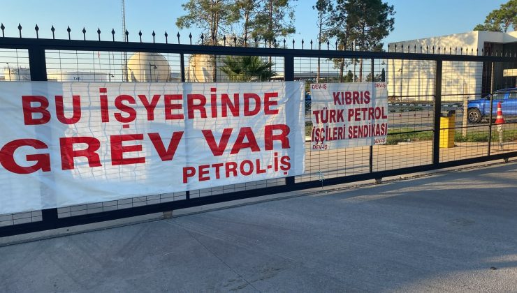Dev-İş, Kıbrıs Türk Petrolleri’nde 2 saatlik uyarı grevi yapıyor