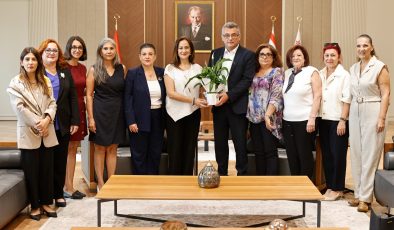 CTP Kadın Örgütü, Erhürman’ı ziyaret etti