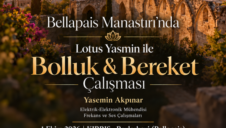 Bellapais Manastırı’nda ‘Bolluk ve Bereket çalışması yapılacak