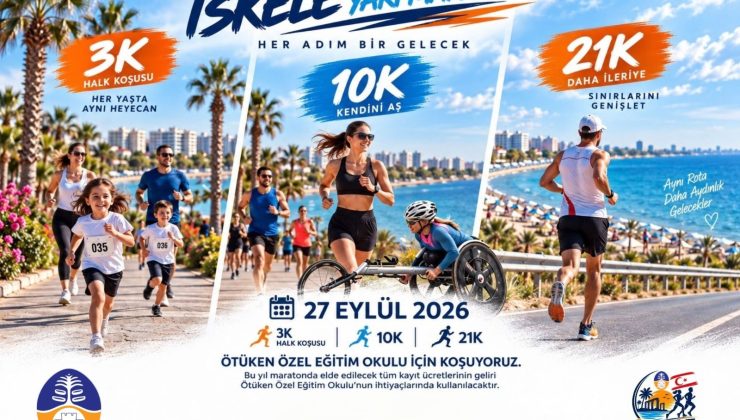 İlk kez düzenlenecek “İskele Uluslararası Yarı Maratonu” pazar günü koşulacak