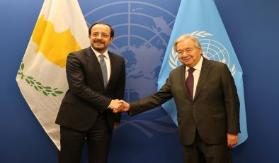 Hristodulidis New York’ta Guterres ile görüştü