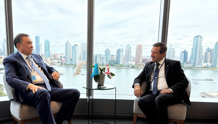 TDT Genel Sekreteri Ömüraliyev’le görüşen Ertuğruloğlu vurguladı: “KKTC, Türk dünyasının ayrılmaz bir parçasıdır”
