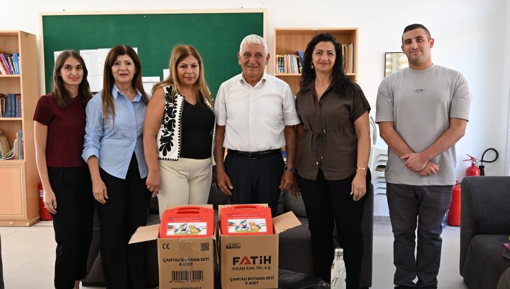 Güzelyurt Belediye Başkanı Özçınar, ilköğretim kurumlarına ziyaretlerini sürdürüyor