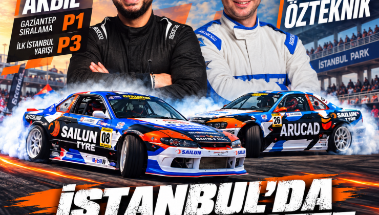 Akbil ve Özteknik Türkiye Drift Şampiyonası’nda yarışacak