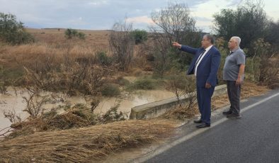 Bakan Sucuoğlu, Yılmazköy –Kılıçaslan yol güzergâhında incelemelerde bulundu