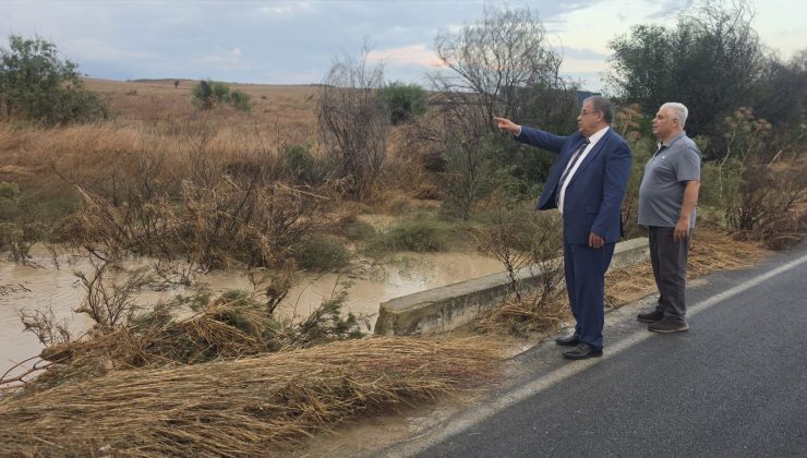 Bakan Sucuoğlu, Yılmazköy –Kılıçaslan yol güzergâhında incelemelerde bulundu