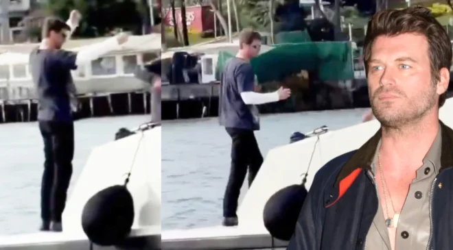 Kıvanç Tatlıtuğ Boğaz’da balık tutarken görüntülendi
