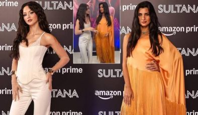 Gala gecesinde Derya Pınar Ak ve Tuba Büyüküstün arasında gerginlik