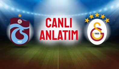 Trabzonspor ile Galatasaray karşılaşıyor