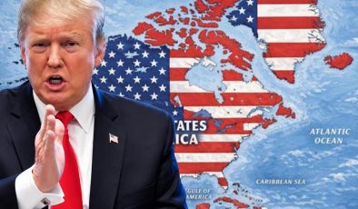 Trump’tan dikkat çeken harita!