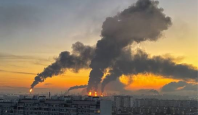 Ukrayna, Rusya’nın başkenti Moskova’daki petrol rafinerisini vurdu