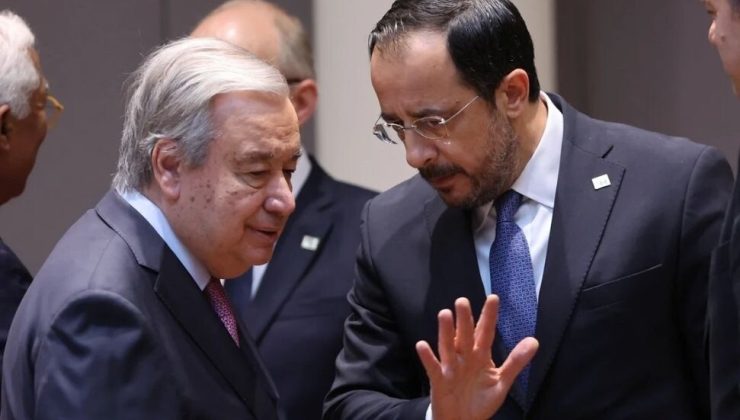 Hristodulidis-Guterres görüşmesi Rum basınında
