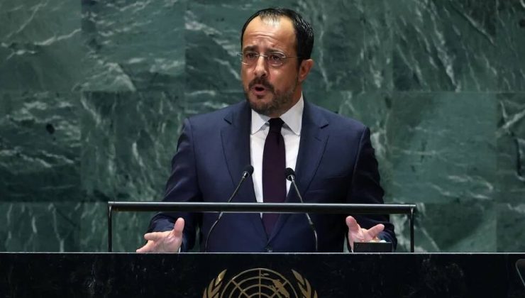 Rum Yönetimi Başkanı Nikos Hristodulidis BM Genel Kurulu’nda konuştu