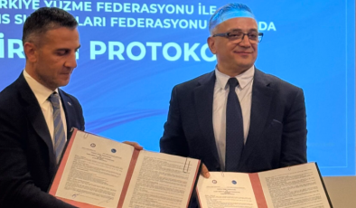 Kuzey Kıbrıs Su Sporları Federasyonu ile Türkiye Yüzme Federasyonu arasında protokol imzalandı