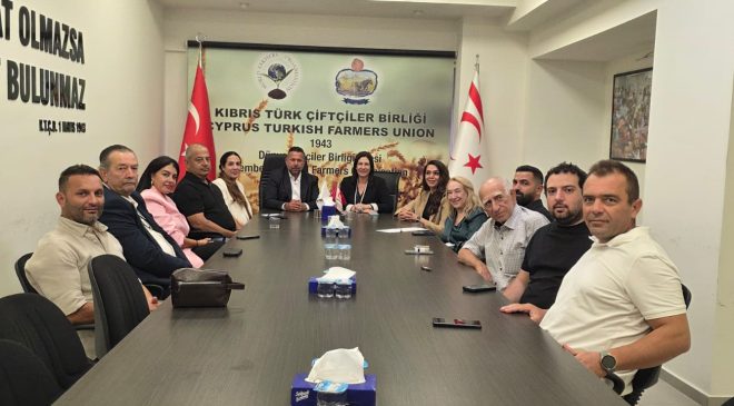 CTP Genel Başkanı İncirli, KTÇB’yi ziyaret etti