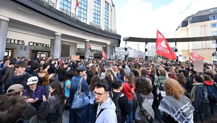 Belçika’nın Liege kentinde öğrenci eylemleri nedeniyle kapatılan okullar pazartesi açılacak