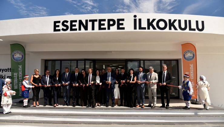 Esentepe İlkokulu yeni okul binası açıldı