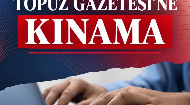 Medya Etik Kurulu’ndan Topuz Gazetesi’ne kınama