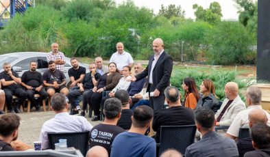 UBP Gazimağusa Belediye Başkan adayı Bozkurt, sanayi bölgesini ziyaret etti