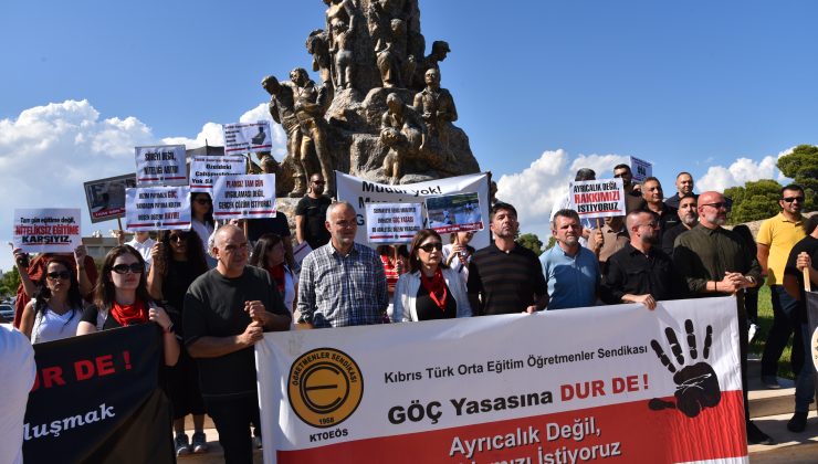 KTOEÖS, Gazimağusa merkez ve çevre okullarda grev ve eylem yaptı